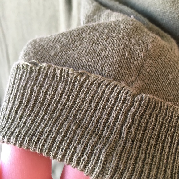 Fossil Medium Green Button-up Cardigan Flawed - Picture 5 of 5